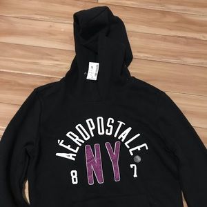 aeropostale black sweatshirt (new with tag)